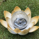 Lampe Solaire De Jardin Lotus Pour Décoration Extérieure 20 LED Blanc Chaud Résistante À La Pluie IP44 À Détection Automatiqu...
