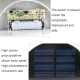 Applique Murale Solaire Extérieure 6 LED À Détection De Lumière Éclairage Automatique La Nuit IP55 Sans Câblage - www.yonis-s...