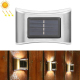 Applique Murale Solaire LED Extérieure Pour Jardin 6 LED IP65 Avec Allumage Automatique Et 3 Niveaux De Luminosité