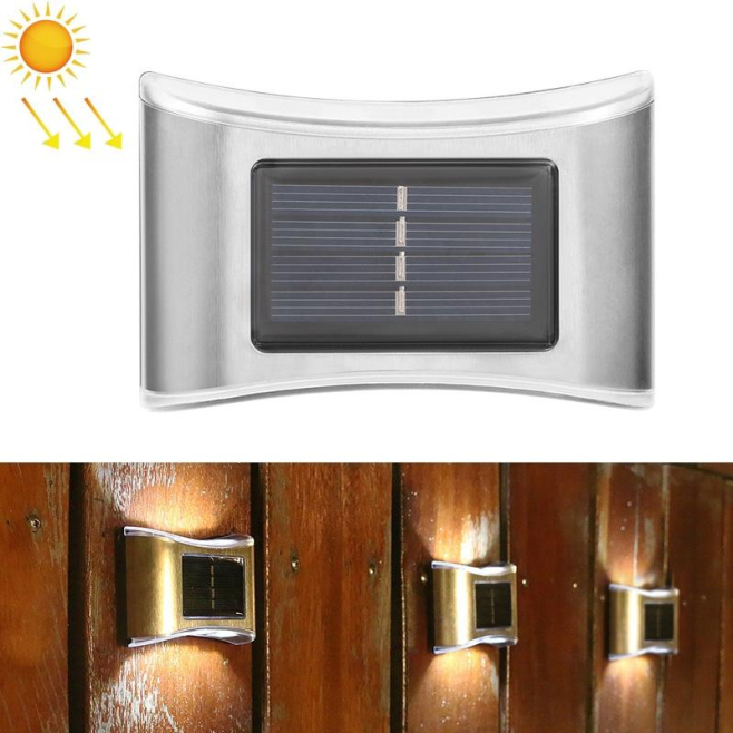 Applique Murale Solaire LED Extérieure Pour Jardin 6 LED IP65 Avec Allumage Automatique Et 3 Niveaux De Luminosité - www.yoni...