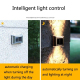 Applique Murale Solaire LED Extérieure Pour Jardin 6 LED IP65 Avec Allumage Automatique Et 3 Niveaux De Luminosité - www.yoni...