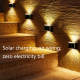Applique Murale Solaire LED Extérieure Pour Jardin 6 LED IP65 Avec Allumage Automatique Et 3 Niveaux De Luminosité - www.yoni...