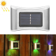 Applique Murale Solaire LED Extérieure Pour Jardin 6 LED IP65 Avec Allumage Automatique Et 3 Niveaux De Luminosité - www.yoni...
