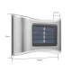 Applique Murale Solaire LED Extérieure Pour Jardin 6 LED IP65 Avec Allumage Automatique Et 3 Niveaux De Luminosité - www.yoni...