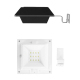 Lampe Murale Solaire 12 LED Extérieure Pour Escaliers Et Jardins IP65 Allumage Automatique 6 À 12 H Lumière Blanche - www.yon...