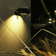 Lampe Murale Solaire 12 LED Extérieure Pour Escaliers Et Jardins IP65 Allumage Automatique 6 À 12 H Lumière Blanche - www.yon...