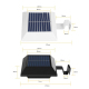 Lampe Murale Solaire 12 LED Extérieure Pour Escaliers Et Jardins IP65 Allumage Automatique 6 À 12 H Lumière Blanche - www.yon...