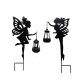 Lampe Solaire De Jardin 2 En 1 Pour Pelouse Et Cour Avec LED Étanche IP44 51 X 21 Cm