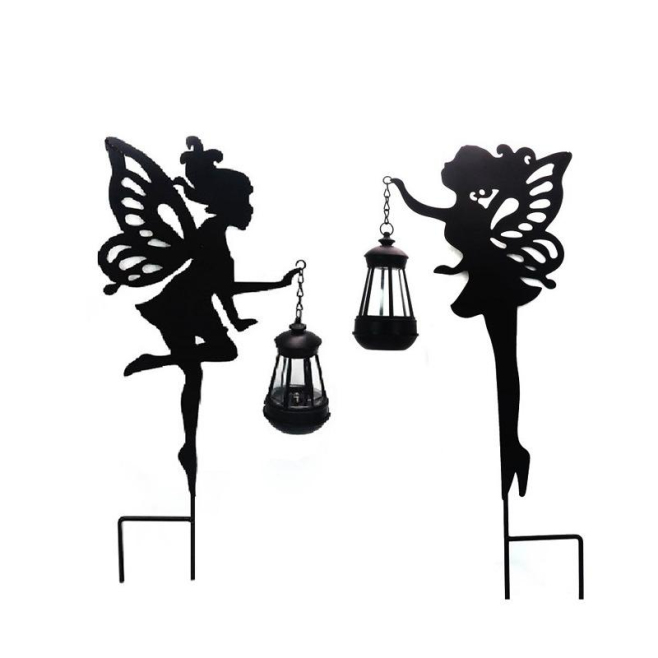 Lampe Solaire De Jardin 2 En 1 Pour Pelouse Et Cour Avec LED Étanche IP44 51 X 21 Cm - www.yonis-shop.com