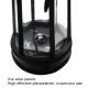 Lampe Solaire De Jardin 2 En 1 Pour Pelouse Et Cour Avec LED Étanche IP44 51 X 21 Cm - www.yonis-shop.com