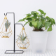 Pot De Fleurs Lumineux Solaire LED Pour Jardin Et Cour IP44 4 LED Lumière Blanche 19 Cm - www.yonis-shop.com