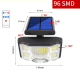 Lampe Murale Solaire Extérieure À Détection De Mouvement 96 LED Étanche Avec Télécommande 3 Modes Pour Jardin - www.yonis-sho...