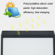 Lampe Solaire LED Extérieure Pour Mur Et Jardin IP65 10 LED À Allumage Automatique Panneau Polycristallin - www.yonis-shop.com