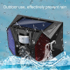 Alarme Infrarouge Solaire Extérieure Anti Intrusion Détection 10 Mètres 4 Modes D’Alerte Résistante À La Pluie - www.yonis-sh...