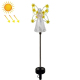 Lampe Solaire De Jardin Décorative À Planter Recharge Automatique Le Jour Éclairage Nocturne IP44 - www.yonis-shop.com