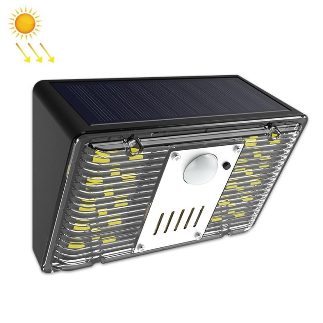 Lampe Murale Solaire À Détection Infrarouge Pour Camping Car 3 Modes Alarme 129 dB IP55 - www.yonis-shop.com