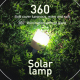 Ampoule LED Solaire Rechargeable Pour Extérieur Étanche IP65 420 lm 5 Modes Batterie 2400 mAh - www.yonis-shop.com