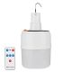 Ampoule LED Solaire Rechargeable Extérieure Étanche IP65 Avec Crochet Charge USB 5 Modes 42 LED 2400 mAh