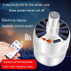 Ampoule LED Solaire Rechargeable Extérieure Étanche IP65 Avec Crochet Charge USB 5 Modes 42 LED 2400 mAh - www.yonis-shop.com