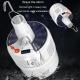 Ampoule LED Solaire Rechargeable Extérieure Étanche IP65 Avec Crochet Charge USB 5 Modes 42 LED 2400 mAh - www.yonis-shop.com