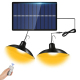 Lampe Solaire LED Suspendue IP65 Extérieure Intérieure Lumière Chaude Télécommande 3 Intensités Réglables - www.yonis-shop.com