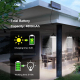 Lampe Solaire LED Suspendue IP65 Extérieure Intérieure Lumière Chaude Télécommande 3 Intensités Réglables - www.yonis-shop.com