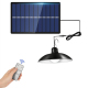 Lampe Solaire LED Extérieure IP65 Avec Télécommande 3 Intensités Et Panneau Orientable 10 Mètres De Câble