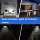 Lampe Solaire LED Extérieure Et Intérieure IP65 À Lumière Chaude Avec Télécommande Et 3 Intensités - www.yonis-shop.com