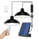 Lampe Solaire LED Suspendue Pour Intérieur Et Extérieur IP65 3 Intensités Panneau Orientable - www.yonis-shop.com