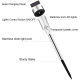 Lampes Solaires De Jardin LED Extérieur Lot De 10 Étanches IP65 Avec Détecteur De Lumière Autonomie 8 Heures Lumière Blanche ...