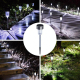 Lampes Solaires De Jardin LED Extérieur Lot De 10 Étanches IP65 Avec Détecteur De Lumière Autonomie 8 Heures Lumière Blanche ...