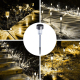 Lampes Solaires De Jardin LED Extérieur Lot De 10 Étanches IP65 Avec Détecteur De Lumière Autonomie 8 Heures Lumière Blanche ...