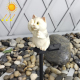 Lampe Solaire De Jardin Forme Chat En Résine LED Extérieur Blanc Chaud Allumage Nocturne Automatique 6 À 8 H - www.yonis-shop...