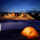 Lampe De Camping LED Solaire Rechargeable USB Type-C Avec Crochet Double Éclairage Batterie Externe Et Étanchéité IPX4 - www....