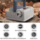 Lampe De Camping LED Solaire Rechargeable USB Type-C Avec Crochet Double Éclairage Batterie Externe Et Étanchéité IPX4 - www....