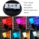 Lampe Murale Solaire Extérieure RGB Pour Jardin Étanche IP65 Avec Allumage Automatique Sans Câblage - www.yonis-shop.com