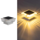 Lampe Solaire LED Pour Cour Jardin Et Clôture Lumière Chaude IP65 Autonomie 8 À 10 Heures Allumage Automatiqueη - www.yonis-s...