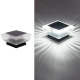 Lampe Solaire LED Pour Cour Jardin Et Clôture Lumière Chaude IP65 Autonomie 8 À 10 Heures Allumage Automatiqueη - www.yonis-s...