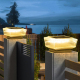 Lampe Solaire LED Pour Cour Jardin Et Clôture Lumière Chaude IP65 Autonomie 8 À 10 Heures Allumage Automatiqueη - www.yonis-s...