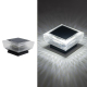 Lampe Solaire LED Pour Cour Jardin Et Clôture Lumière Chaude IP65 Autonomie 8 À 10 Heures Allumage Automatiqueη - www.yonis-s...