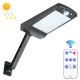Lampe Murale Solaire Extérieure 12W 800 Lumens À Détecteur De Mouvement Avec Télécommande IP65