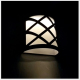 Lampe Murale Solaire LED Extérieure Pour Jardin 120 Lumens IP44 Lumière Blanche Allumage Automatique Éclairage 6 À 8 Heures -...