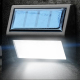 Lampe Solaire Murale Extérieure 6 LED Pour Jardin Détection De Lumière Et De Son Étanche IP65 Lumière Blanche