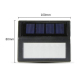 Lampe Solaire Murale Extérieure 6 LED Pour Jardin Détection De Lumière Et De Son Étanche IP65 Lumière Blanche - www.yonis-sho...
