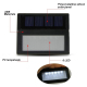 Lampe Solaire Murale Extérieure 6 LED Pour Jardin Détection De Lumière Et De Son Étanche IP65 Lumière Blanche - www.yonis-sho...