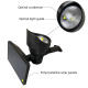 Lampe Solaire De Jardin À LED RGB Lumière Chaude 2800K Batterie Lithium 2400 mAh IP55 Pour Pelouse - www.yonis-shop.com