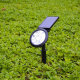 Projecteur Solaire LED De Jardin Orientable 9 LED IP65 Deux Couleurs Blanc Chaud Et Blanc À Allumage Automatique - www.yonis-...