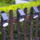 Projecteur Solaire LED De Jardin Orientable 9 LED IP65 Deux Couleurs Blanc Chaud Et Blanc À Allumage Automatique - www.yonis-...