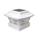 Lampe Colonne Solaire Noire De Jardin LED Bicolore Blanc Et Blanc Chaud IP45 Autonomie De Plus De 6 Heures - www.yonis-shop.com