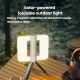 Lanterne De Camping Solaire Pliable 500 LM À Intensité Variable USB C Avec Indicateur De Batterie 10 Heures - www.yonis-shop.com